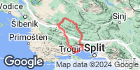 Track GPS Kaštela - Malačka i na północ